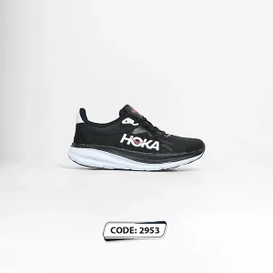 کتونی مشکی زیره سفید HOKA (کد 2953 )