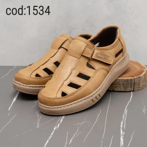 کفش تابستانه کرم Nike کفی کرم دور دوخت (کد 1534 )